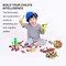 STEM Building Blocks Toy for Kids, Educational Toddlers Preschool Brain Toy Kit, Constructions Toys for 3 4 5 6 7 8 Years Age Boys and Girls – Creativity Kids Materials Toys